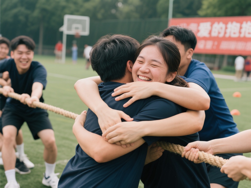 在许多体育游戏中，设置“爱的抱抱”环节可以起到多重