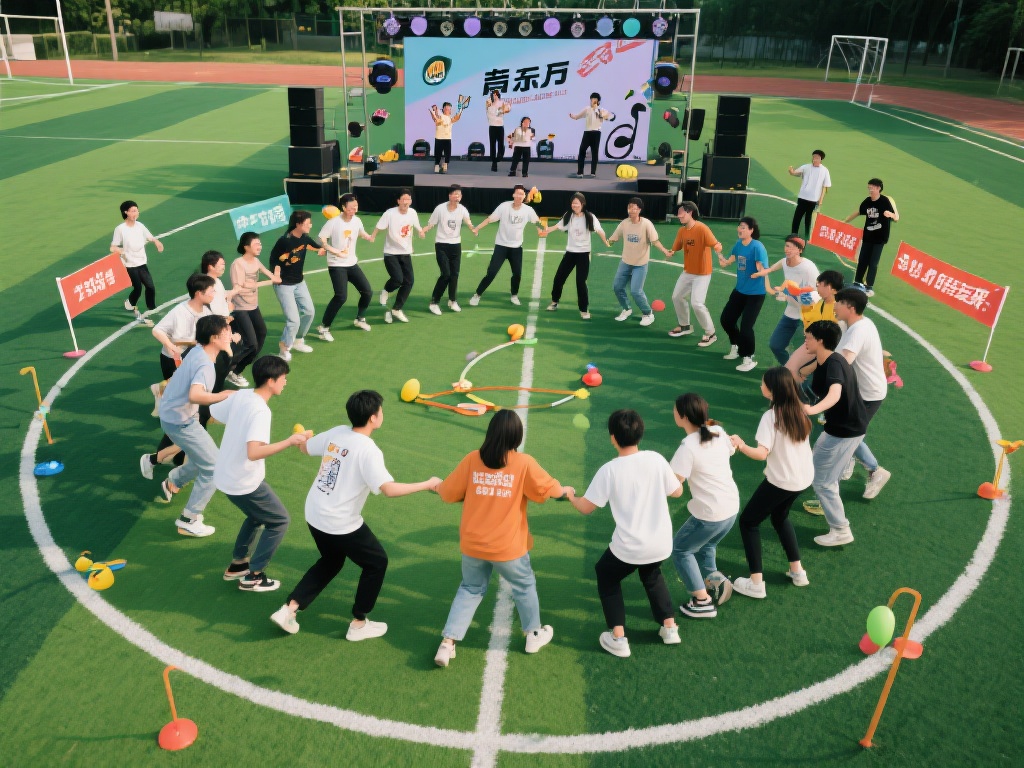 想要让这场体育游戏更有趣，可以根据参与者的特点加入