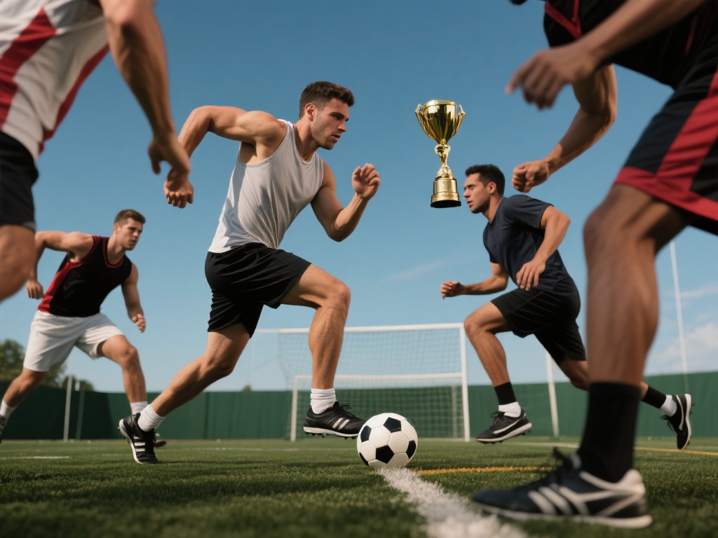 此外，体育还满足了男性对竞争的渴望。男性天生具备一